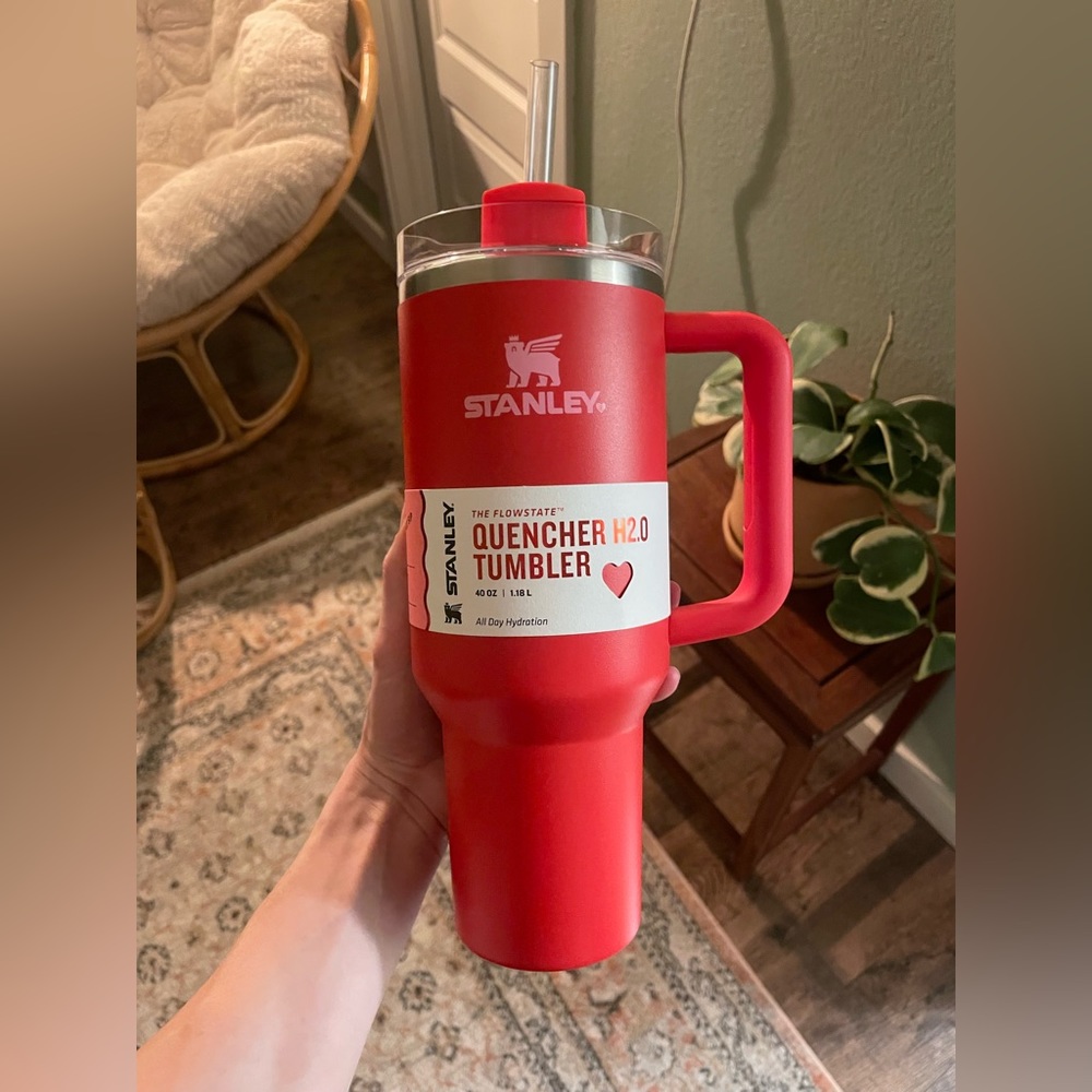 Valentine’s Day Stanley 40 oz quencher ♥️